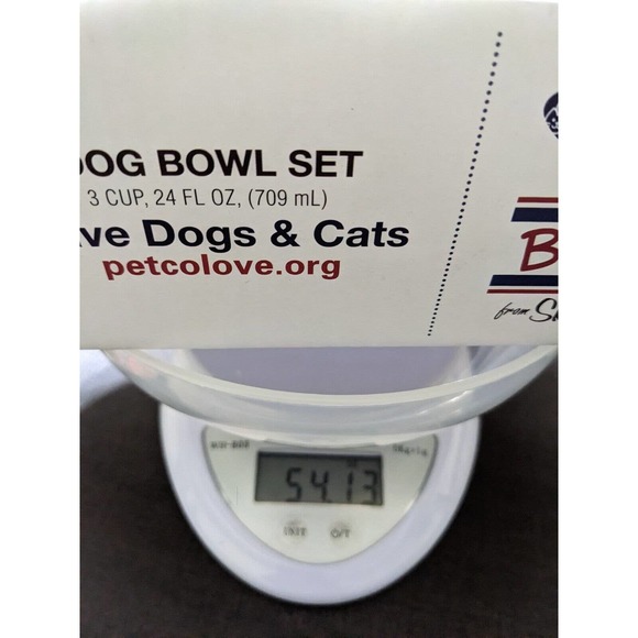 Bobs For Dogs By Skechers Heart Love Dog Bowls Ceramic Sip Snack Bowl Set new - Picture 9 of 9